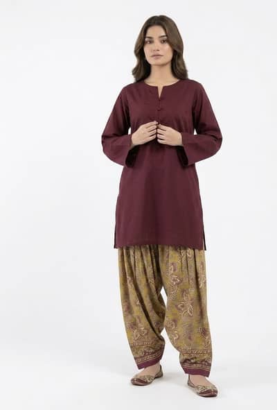 “Ladies 2 Piece Lawn Suit – Stitched”