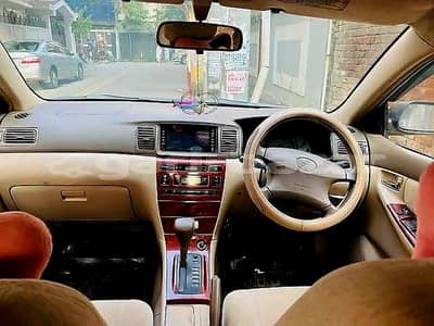 X corolla G Corolla interior beige colour