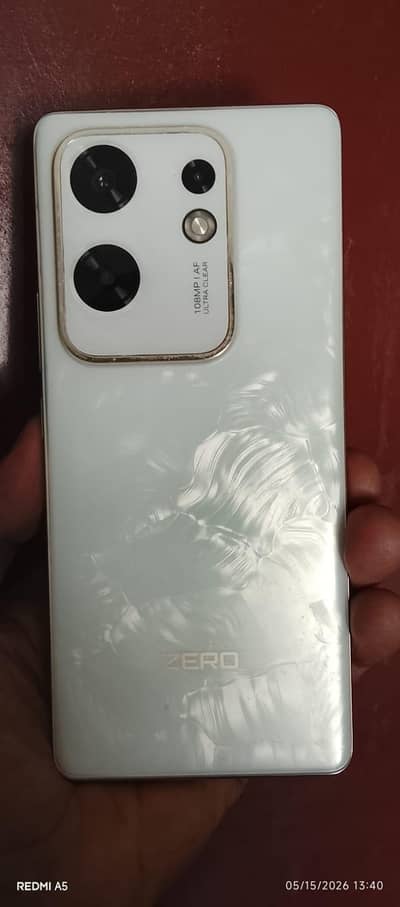 Infinix zero 30 8+8 256 gb white color