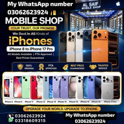 i Phone 8plus, 11,12,13,14,15 pro max on instalment Whatsapp