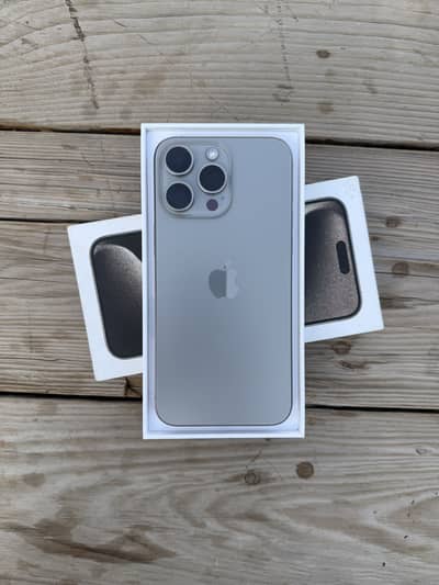 iPhone 15 Pro Max NON-PTA 256gb Natural Titanium