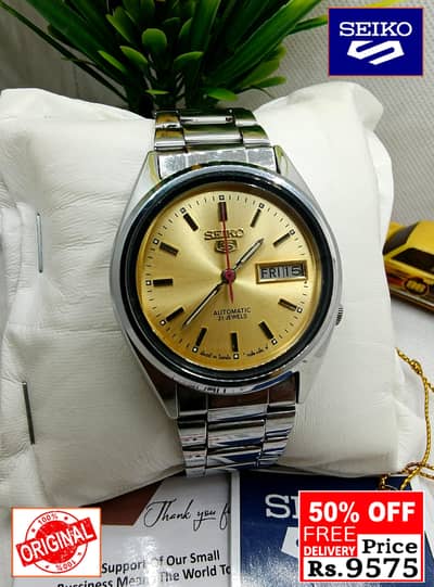 Seiko 5 Citizen Orient Automatic Pre-Owned watch Japan 03161737353