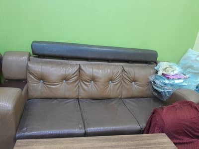 leather sofa