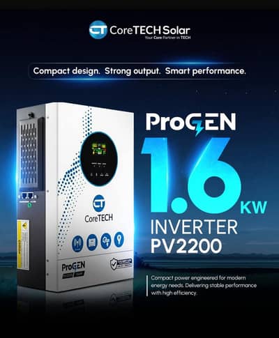 CoreTech ProGen 1.6Kw PV2200 Solar Hybrid Inverter