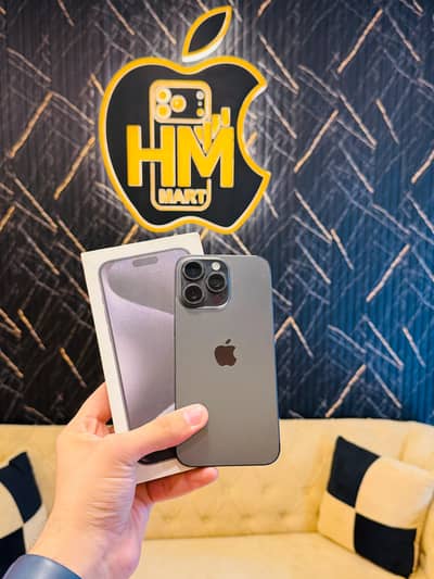 iphone 15 Pro Max 256GB Non PTA Physical Esim 89 Health Waterpack