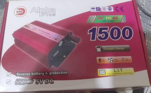 alpha plus inverter bilkul new ha 1500 wat ha