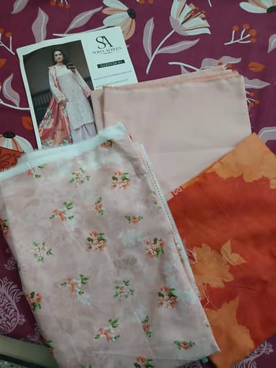 3pcs lawn suit