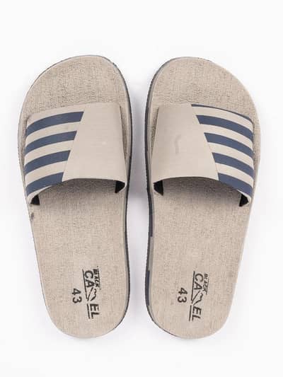 Black Camel PU Leather Slippers – Soft & Comfortable premium Quality |