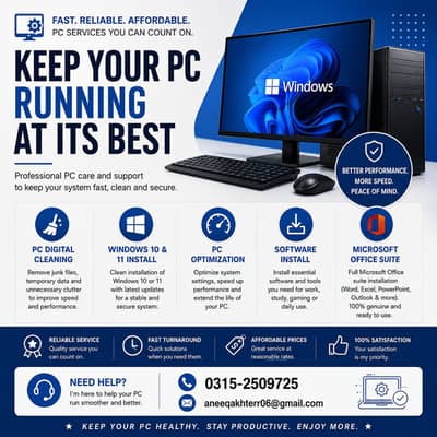 Windows Installation & Software Setup
