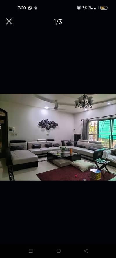 L shaped big size sofa