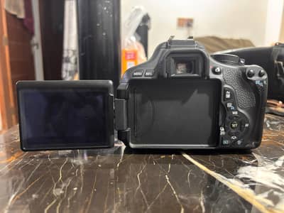 canon 600d with 50mm and 1855 lense