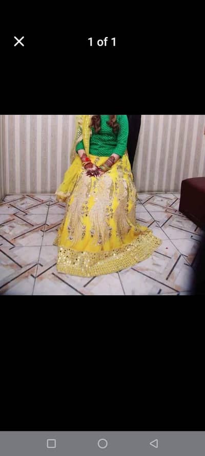 bridal mehndi lehanga