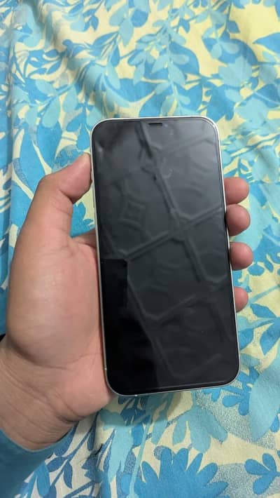iPhone 12 Pro Max 256gb battery health 92 white colour pta approved