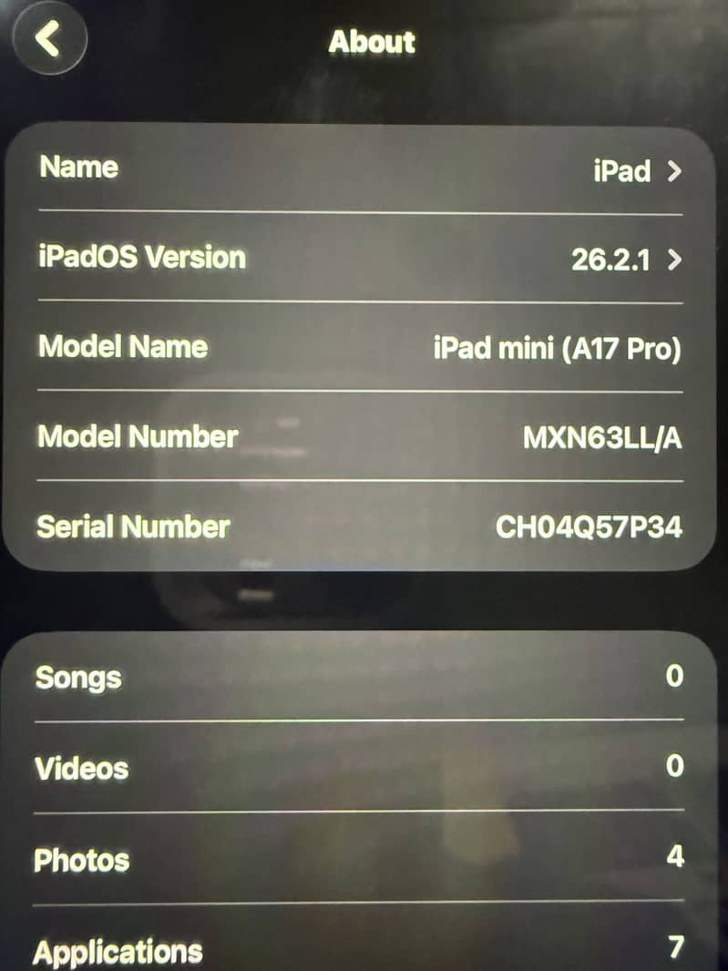 Ipad mini 7 4