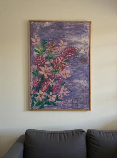 handmade floral painting