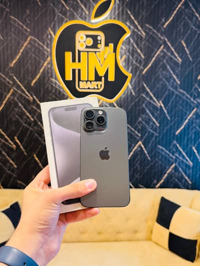 iphone 15 Pro Max with Box 512GB 90 Health Waterpack