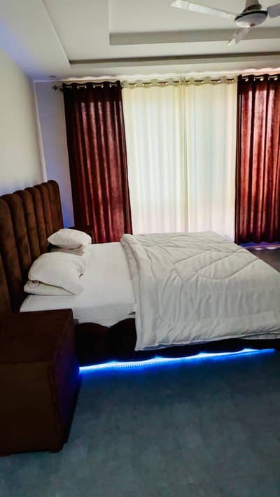 bubble bed with spring matres with rob light almost brand new