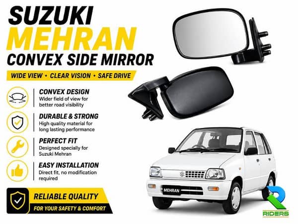 Suzuki Bolan Convex Side Mirror Set Wagon-R Style
