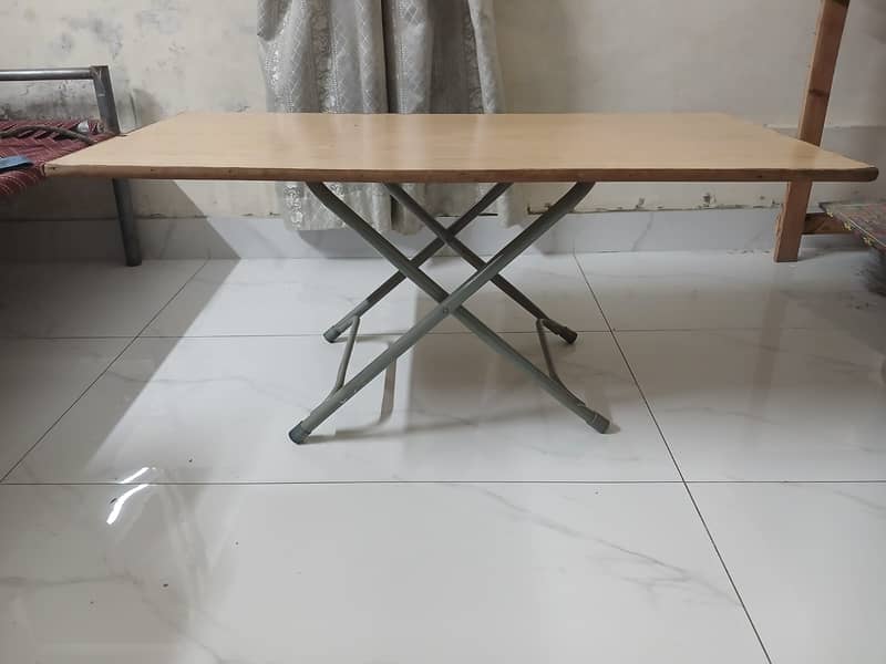 Folding Table, Table, and stool 0