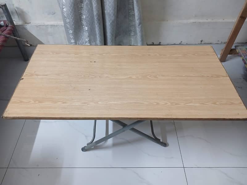 Folding Table, Table, and stool 1