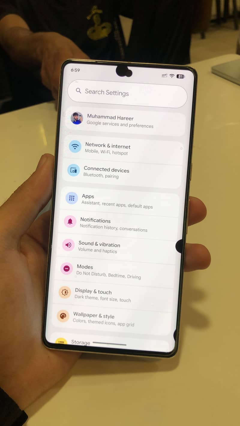 Google pixel 7 pro 7