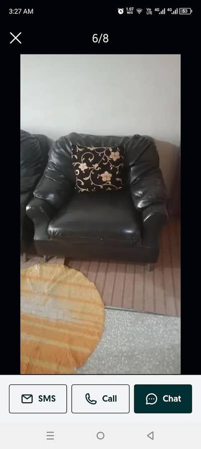 7 seater sofa set pure leather