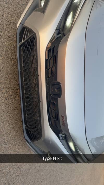 Type r grills honda civic ra
