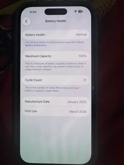 Apple iPhone 16 Pro 70 days used only