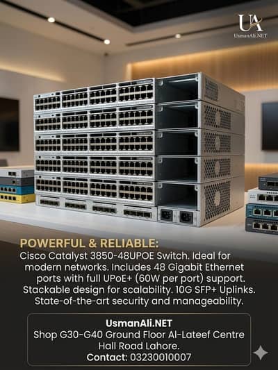 Cisco WS-C3850-48P Gigabit POE 48Ports Price On Call
