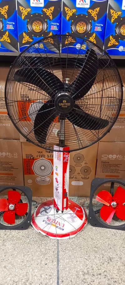 Brighto pedestal  fans  24"  heavy duty 2 years warranty