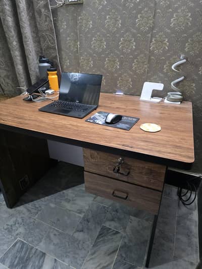 Wooden Study Table - Workstation - Office setup