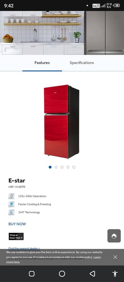 Haier Refrigerator HRF - 316 EPRA
