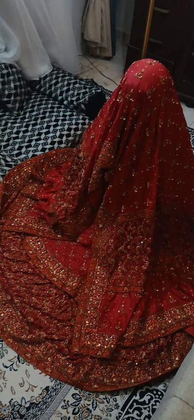 Rajistani Bridal Lehenga | Radish Mehroon Colour | Wedding Dress