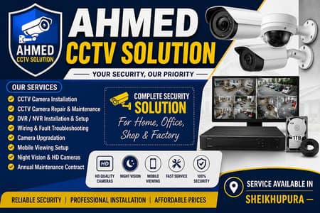 CCTV Camera Installation & Repair Services 