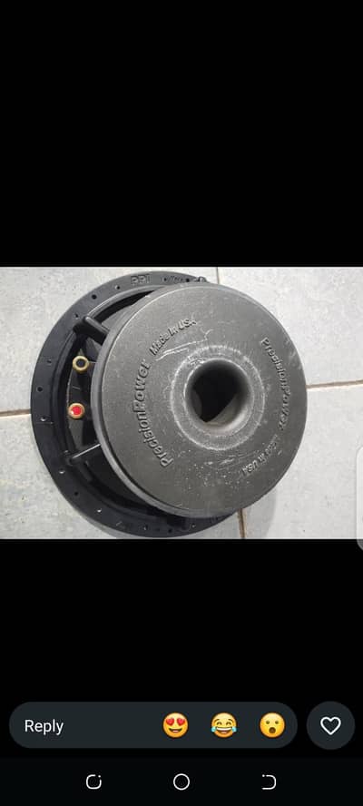 American subwoofer high bass