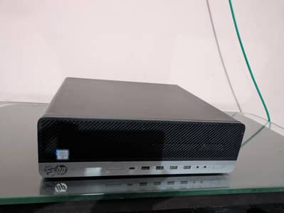 HP EliteDesk 800 G4 -I5 6Th gen With 24 Inches LCD GPU 2GB