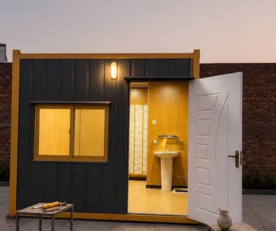 prefabricated guard rooms portable toilets washroom prefab check post