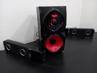 Perfect 2.1 channel speakers 4inch woofer BT Sixer