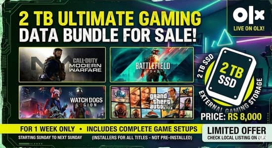 AAA TITLE PC GAMES COLLECTION 2 TB only for 8k in saifabad 1