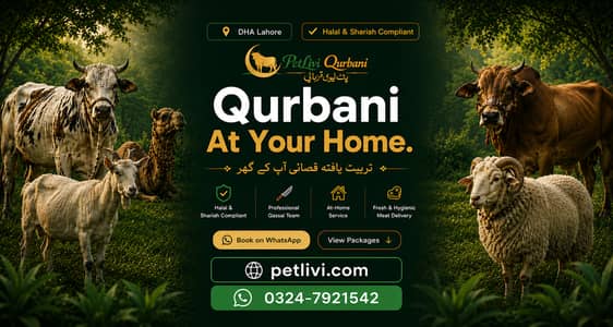 Qurbani Butcher Service DHA Lahore | Trained Qasai Home Service