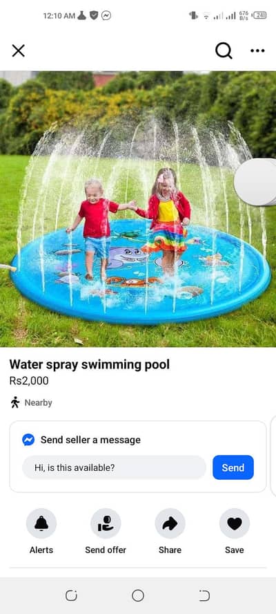 splash pad sprinkler