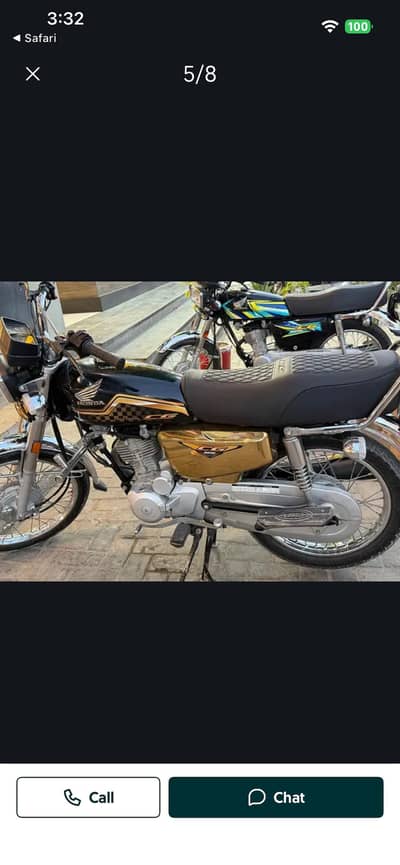 Honda cg125 gold edition 2024model 03113348087