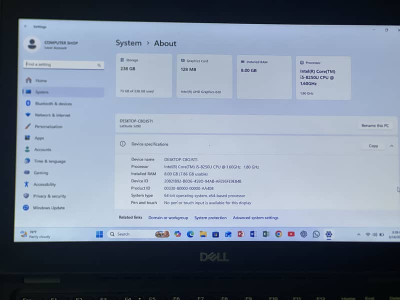 Core(i5) 8generation 2