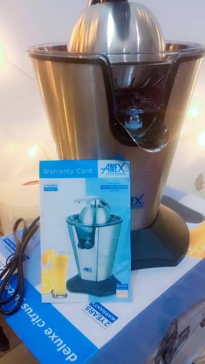 anex box packed citrus juicer export quality with two years warranty
