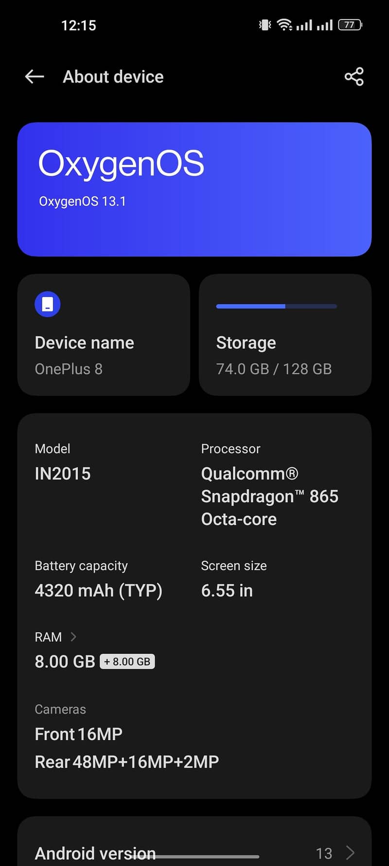 OnePlus 8 10