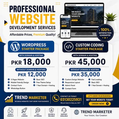 WordPress development and custom website Development services