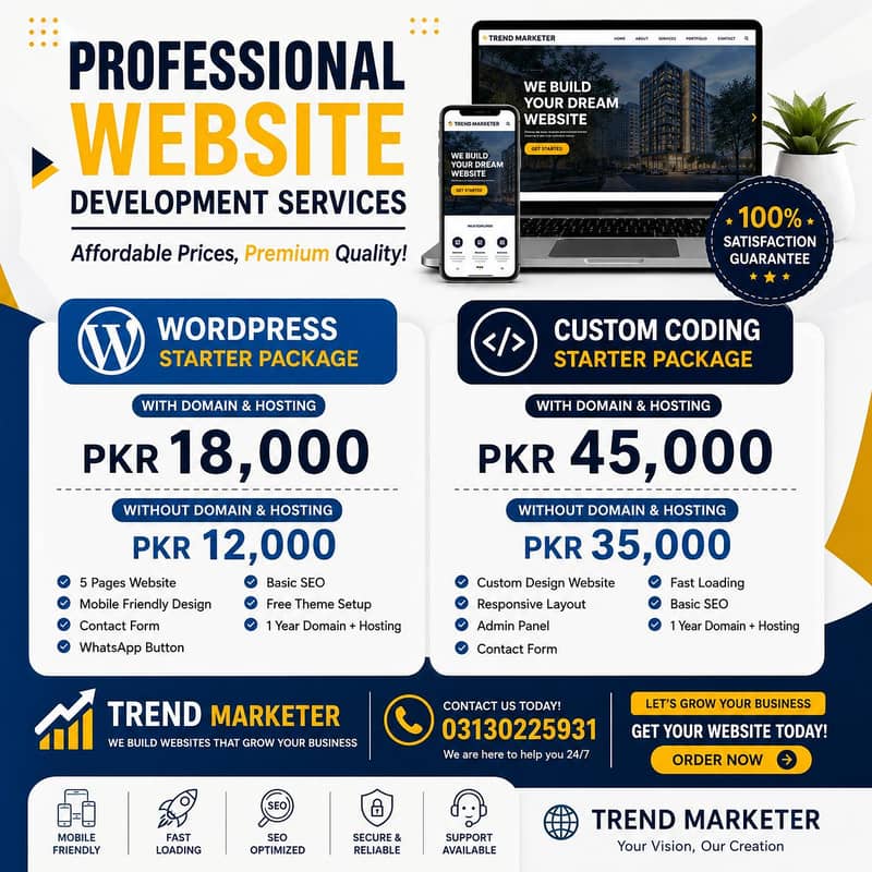 WordPress development and custom website Development services 0