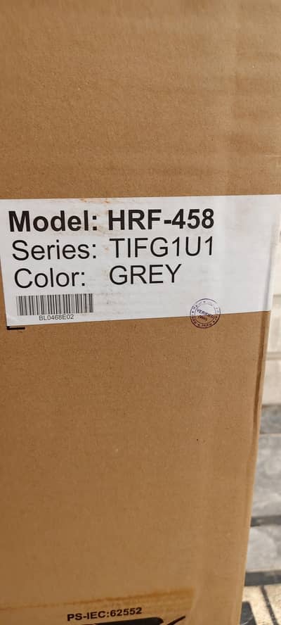 haier fridge box pack latest 2026 model full size hrf458