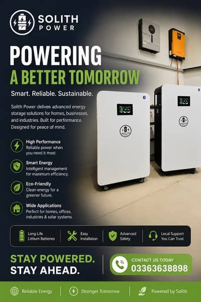 Lithium battery For All type of Solar inverter