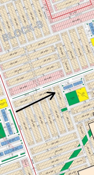 Faisal Hills Block B 5 Marla Size 25x50 MDR Back Sunface Plot For Sale